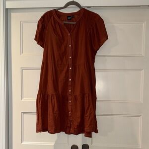 GAP Women's Terracotta Mini Dress